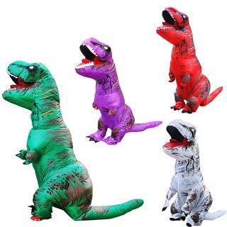 Traje Inflable De Dinosaurio Cosplay Disfraz De Dino Jurassic Halloween Navidad Regalo De Cumpleaños