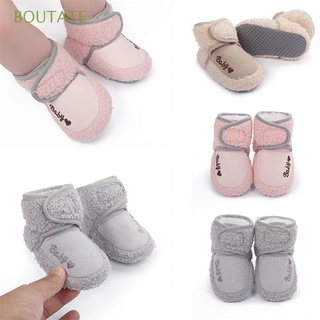 BOUTATE Comfortable Infant Boots Anti-slip Crib Baby Slippers Shoes Boys Toddler Warm Girls Socks/Multicolor