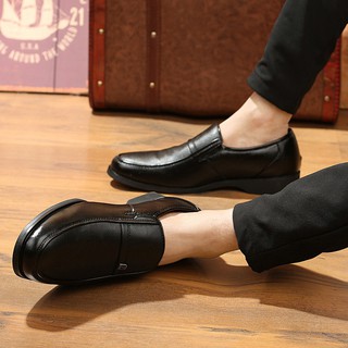 Woovoo kasut kulit kasut zapatos de los hombres de cuero de los hombres zapatos formales de los hombres zapatos de negocios negro casual oficina zapatos de conducción mocasines hombres