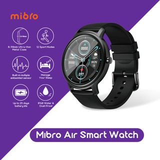 Reloj inteligente Mibro Air Watch versión Global Monitor de ritmo cardíaco multifunción IP68 reloj deportivo impermeable