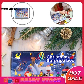 Ligero calendario de juguete de navidad exquisito Multi-estilo de navidad de adviento calendario Multi-estilo para