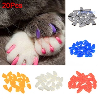 [Jinching] 20 piezas para mascotas, gatos, gatitos, antiarañazos, cuidado de uñas, garras, Protector