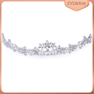 desfile de boda nupcial corona cristal diamantes de imitación princesa joyería tiara 1