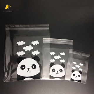 Bolsa de embalaje de plástico transparente para galletas de 100 piezas bolsa de caramelos autoadhesiva