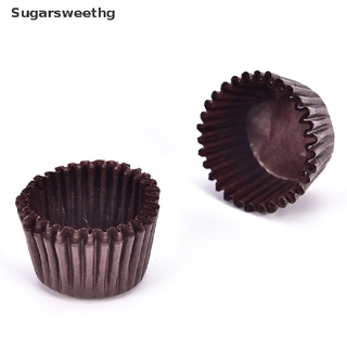shg> 500pcs mini chocalate forros de papel para hornear cupcakes muffin cake color sólido