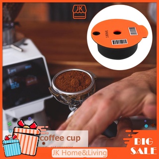 [2Types] cápsula de café de plástico reutilizable, 60/180 ml, cestas de filtro recargables, cepillo de cuchara para Bosch-s Tassimoo