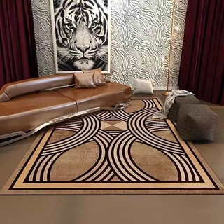 Alfombras nórdicas geométricas de lujo para sala de estar dormitorio alfombras modernas sencillas decoración del hogar alfombras de lujo alfombras de piso al por mayor (6)