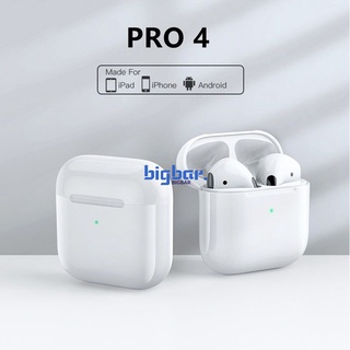 Mini audífonos estéreo inalámbricos Bluetooth Airpods Pro 4 Tws con soporte Gps reborn Para Ios&amp; Bigbar android