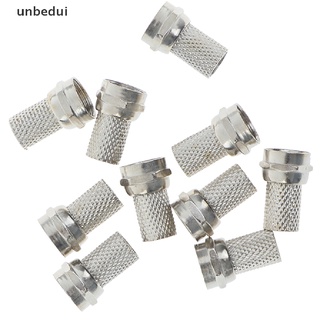 [UBD] 10Pcs 75-5 F Connector Screw On Type For RG6 Satellite TV Antenna Coax Cable COD