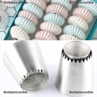 Northvotescastfine 2 pzs boquillas rusas para glaseado/boquillas grandes/utensilios para hornear Cupcake NVCF