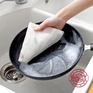 limpieza de cocina lavar platos paño de cocina de doble cara piña trapo libre de aceite paño grueso k9e8