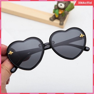 Colorful Cute Heart Shape Kids Sunglasses for Children Beach Outdoor Round