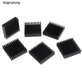 [Bigr] 2pcs 40x40x11mm black aluminium heatsink chip thermal conductive block CO580