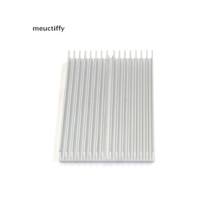 meuctiffy silver tone aluminio enfriador radiador disipador de calor disipador de calor 100x60x10mm co (3)
