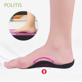 POLITIS Varus Orthopedic Insoles Support Plantar Fasciitis Insole Flat Foot Collapse Plantar Arch Feet Care Soles Orthotic Pad