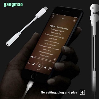 【mao】Headphone Earphone Jack Audio Converter Adapter Connector Cable for iPhone