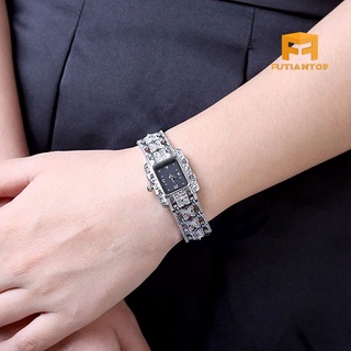f elegante reloj de pulsera de cuarzo con correa/reloj rectangular para dama (5)