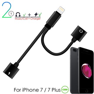 Metoke 4 en 1 Lightning iPhone 11 7 8 X XR Plus Jack adaptador X Audio auriculares cargador Cable adaptador (1)