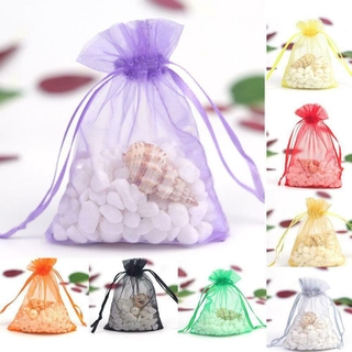 7x9cm Organza bolsas de joyería bolsas de embalaje de boda fiesta decoración de bolsas de 10 colores (6)