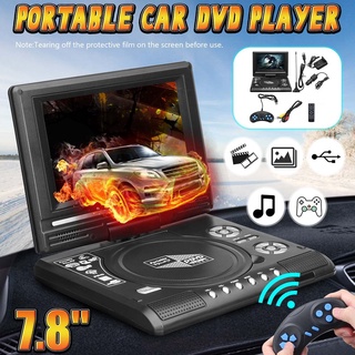 Pulgadas casa coche reproductor de DVD portátil TV programa juego 270 grados USB SD FM tarjeta de juego función de lectura reproductor Multimedia con Gamepad