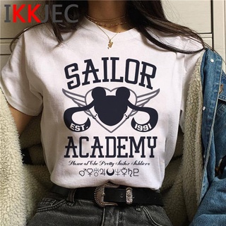 Sailor Moon t-shirt Masculino tumblr Impresión Japonesa ulzzang Pareja Ropa Camiseta Gráfica Camisetas Mujeres