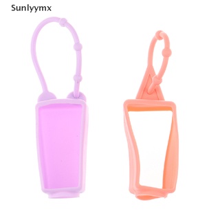 [sxm] cubierta de silicona para colgar la mano desinfectante de manos cubierta de color caramelo botella de mano cubierta uyk (9)