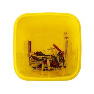 1 Litre Sharps Container Bin Tattoo Biohazard Needles Disposal Box