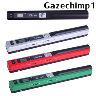 [GAZECHIMP1] Escáner portátil para fotos de documentos A4 300/600/900DPI soporte Micro 32G tarjeta SD