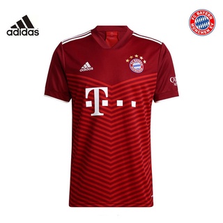 ¡listo En inventario! ¡camisa Adidas! 21-22 Bayern munich Casa cómoda respirable Puro algodón Camiseta De fútbol Para el hogar
