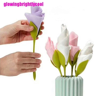 [Gbbr] 10 pzs rollo De servilletero creativo Para servilletas/Flores/hojas/decoración del hogar