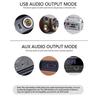 * KN318 Bluetooth 5.1 Receptor De Audio De Doble Salida AUX USB Estéreo Coche Manos Libres Llamada bullseye (5)