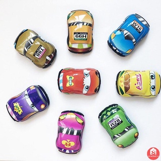 de dibujos animados mini vehículo de coche pull-back estilo juguete educativo para niños