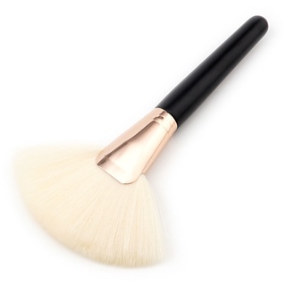 etoile maquillaje grande ventilador de cabra pelo rubor cara polvo base cepillo cosmético (1)
