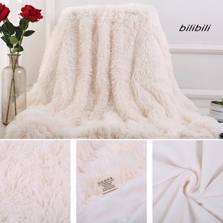 bilibili 80x120cm Soft Fluffy Shaggy Warm Bed Sofa Bedspread Bedding Sheet Throw Blanket (2)