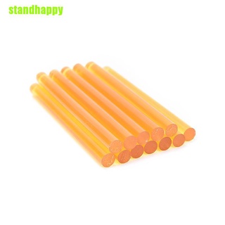 Standhappy 12 x palos de pegamento de queratina profesional para extensiones de cabello humano amarillo (5)