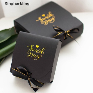 xlco creativo estilo simple caja de regalo papel kraft diy bolsa de regalo caja de caramelos suministros de fiesta nuevo