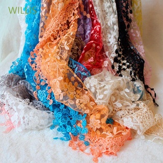 Willis Wendy encaje velo moda bufanda diseño chal Triangular borla caliente señoras triángulo/Multicolor