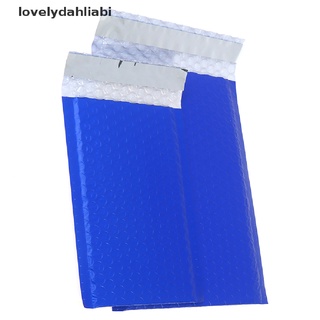 [j] 10 pzs pequeñas bolsas de correo de burbujas polivinílicos con relleno azul auto sellado [caliente]