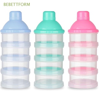 bebettform kids formula dispensador de bebé caja de almacenamiento de alimentos de leche en polvo contenedor portátil de viaje 4 capas de alimentación bebé botella de leche (1)