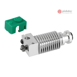 Radiador de extrusión de disipador de calor con Clip de pinza V6 boquilla mm filamento Hotend Compatible con impresora PT100 Prusa I3 MK3 3d0
