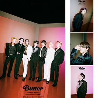 BTS Póster " Mantequilla " Álbum Pegatina De Pared Decorativa Colección De Pintura Para El Hogar Decoración De Vidrio