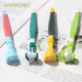 Anemone1 cepillo De dientes creativo De tres puntas con protección Para/limpieza De perros/Multicolor
