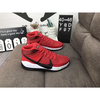 Nike KD13 Durant 13ª geração Tendência da moda, resistente ao desgaste, antiderrapante, confortável, tênis de basquete de treinamento prático, calçados esportivos, calçados esportivos de basquete, vermelhos e pretos