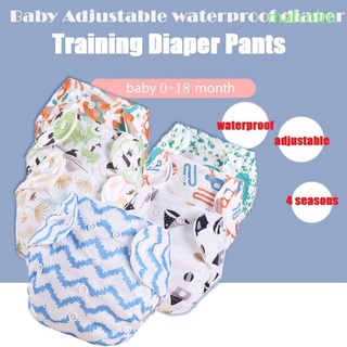 MALCOLM1 Pañales De Bebé Portátiles Ajustables Entrenamiento Pantalones Impermeable Reutilizable Cambio De Niños Ropa Interior Lavable Tela
