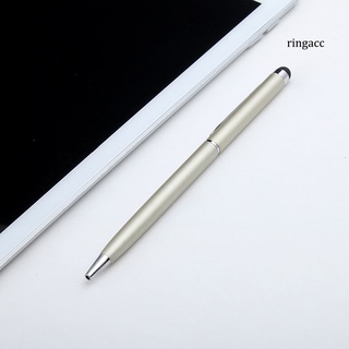 [Rg] lápiz capacitivo Universal de Metal para teléfono inteligente con pantalla táctil Dual-Nib con lápiz de escritura (5)