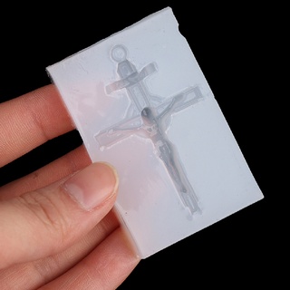 [romanholiday] molde de silicona exquisito vintage cross jesus espejo diy joyería herramientas co