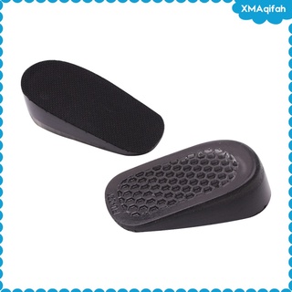 1 par de plantillas de silicona para aumentar la altura del zapato, almohadilla de inserción de talón, más alto, 1,5 cm
