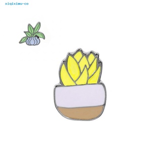 xiqiximu.co dibujos animados unisex cactus flor esmalte planta broche pin chaqueta denim insignia decoración