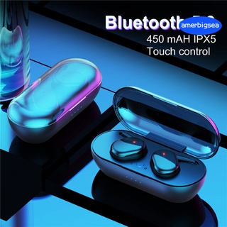 y30 tws bluetooth 5.0 auriculares portátil tocar control impermeable in-ear auricular inalámbrico para deportes