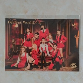 Twice PERFECT WORLD JAPAN ALBUM PRE ORDER BENEFIT postal